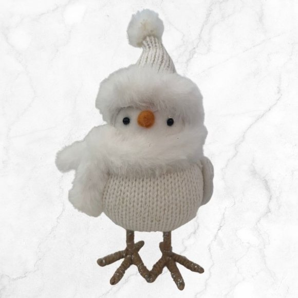 Wondershop Other - Fluffy Wondershop Bird 2021 NEW white Fuzzy scarf Fuzzy hat